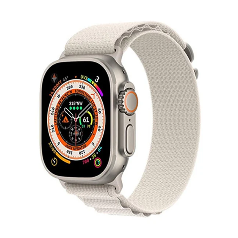 COTEetCI Alpine Loop Apple Watch Band for Ultra 49mm  45mm 44mm 42mm, Nylon Loop Sport Strap Wristband