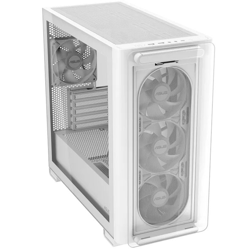 Asus A23 Plus Tempered Glass M-ATX Gaming PC Case (4 ARGB Fans Included)