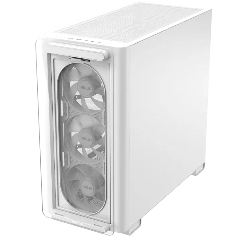 Asus A23 Plus Tempered Glass M-ATX Gaming PC Case (4 ARGB Fans Included)