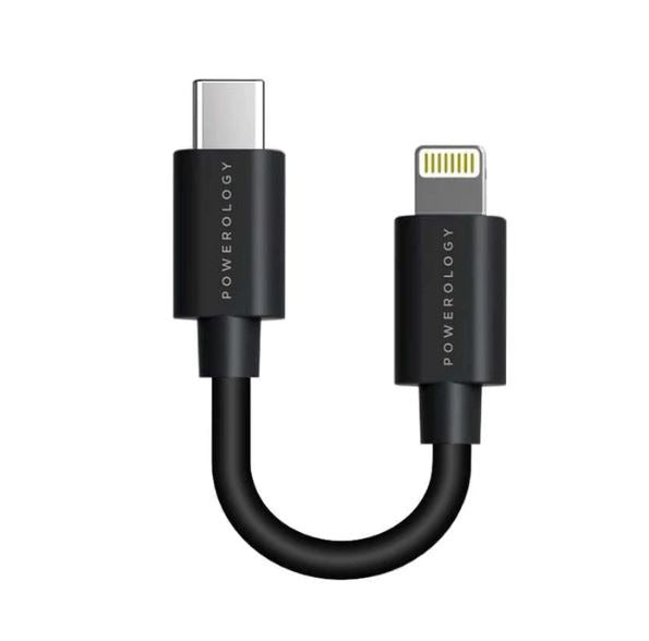 Powerology PVC Type-C To Lightning Cable 0.9m (2 Pcs) - Black, P09BL2BK