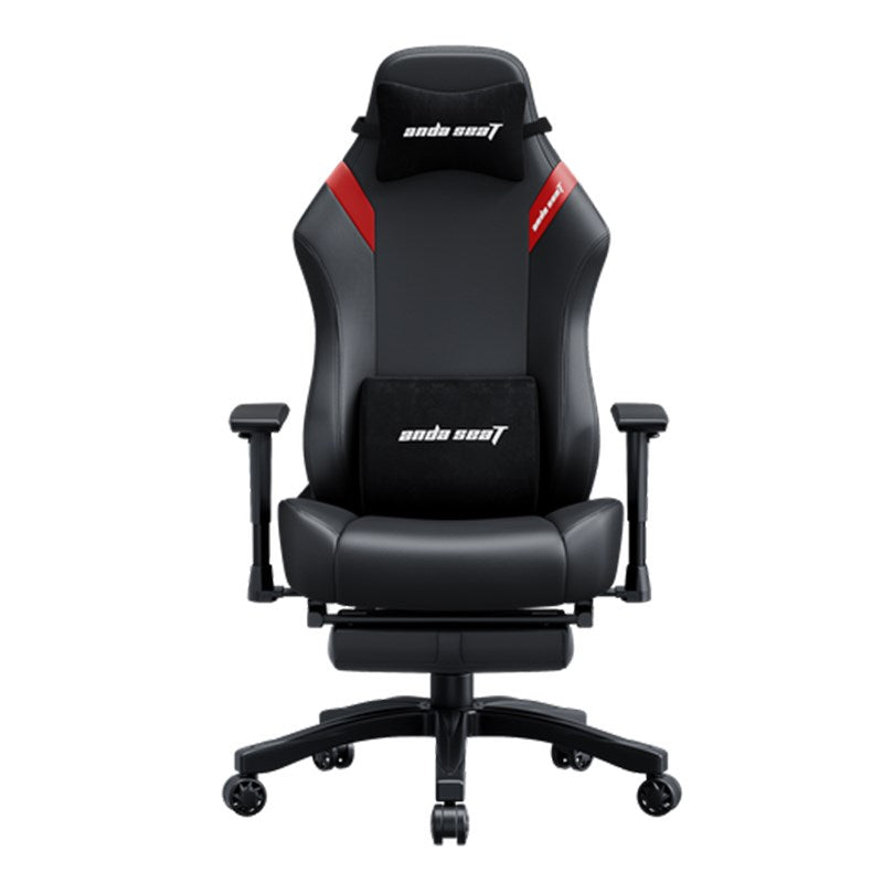Andaseat Luna Pro with Footrest, Large Gaming Chair, PVC Leather