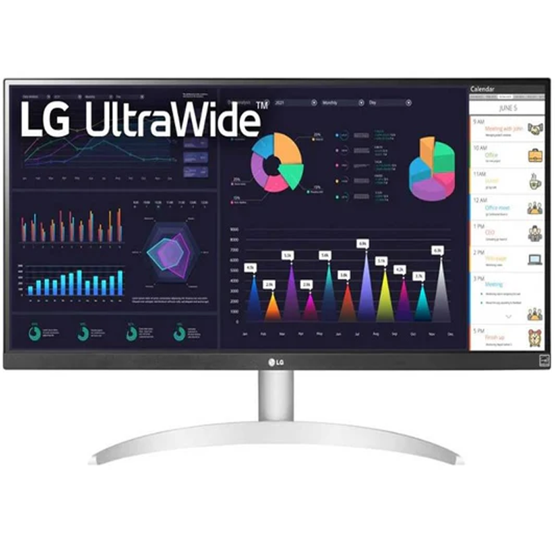 LG UltraWide 29'' FHD IPS Monitor AMD FreeSync, HDMI, DP, USB-C - Whit