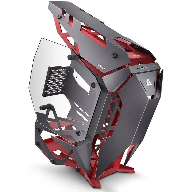 Antec Torque E-ATX Mid-Tower Gaming PC Case - Black/Red