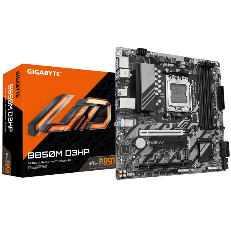 GIGABYTE B850M D3HP AM5 DDR5 M-ATX Gaming Motherboard