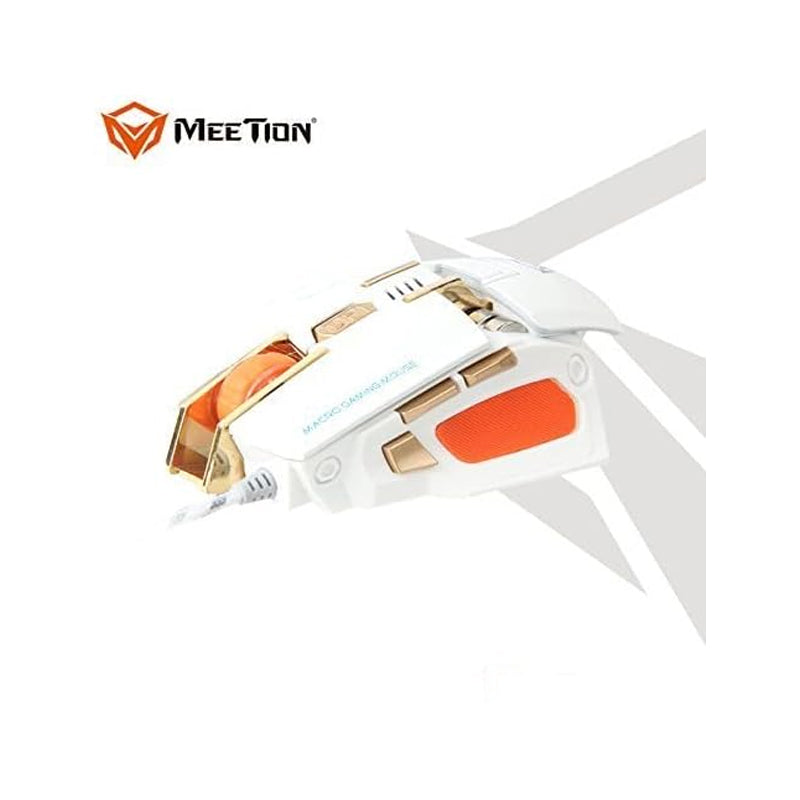 Meetion Tech Co USB Corded Gaming Mouse MT-M975 - White - Open Box