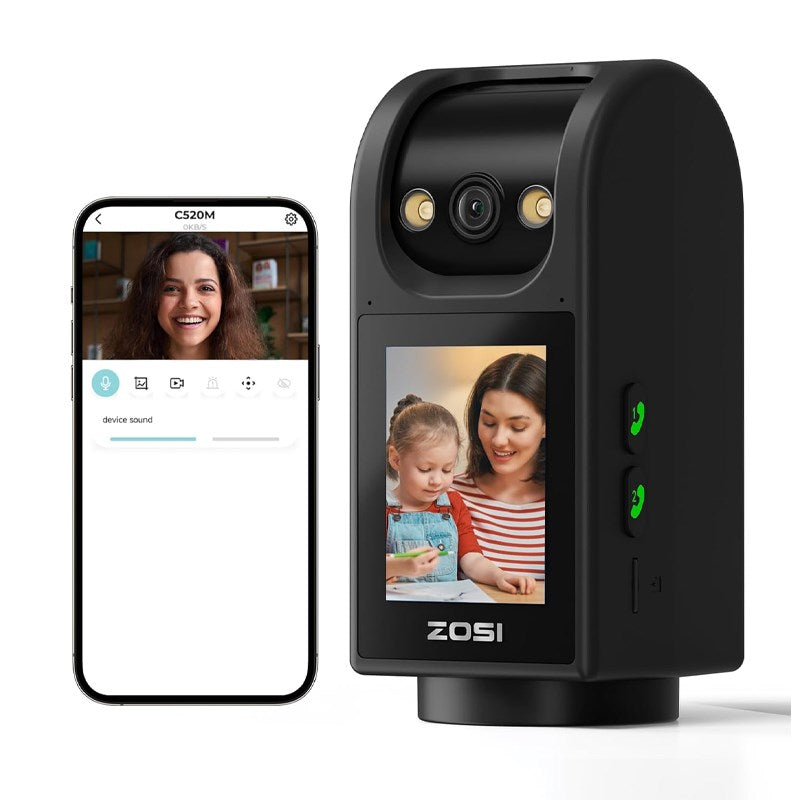 Zosi 4.0 MP Indoor 2-way Video Calling Camera