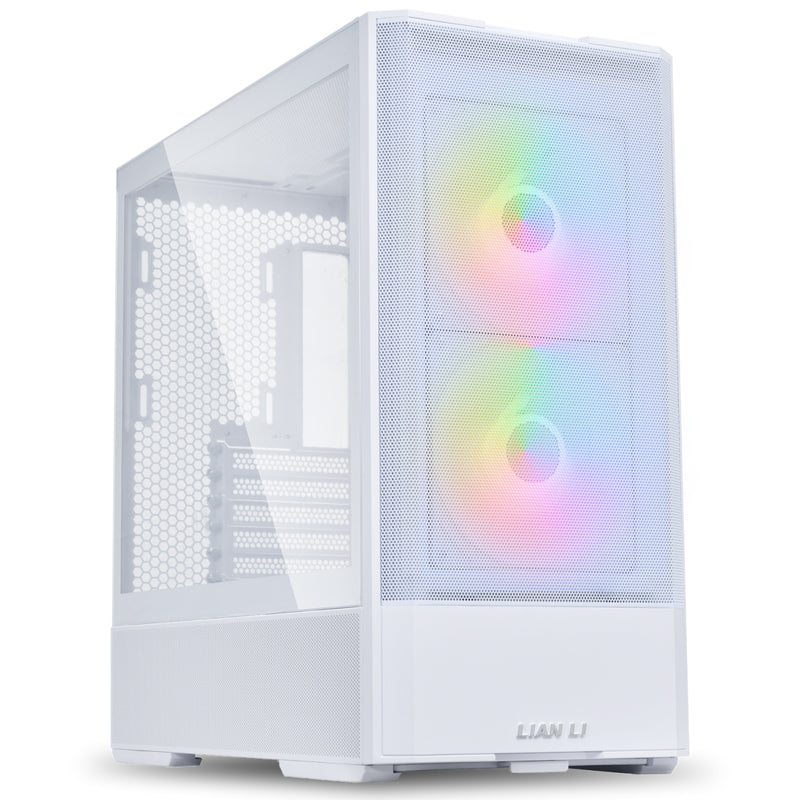 LIAN LI LANCOOL 207 Micro ATX Gaming PC Case - White