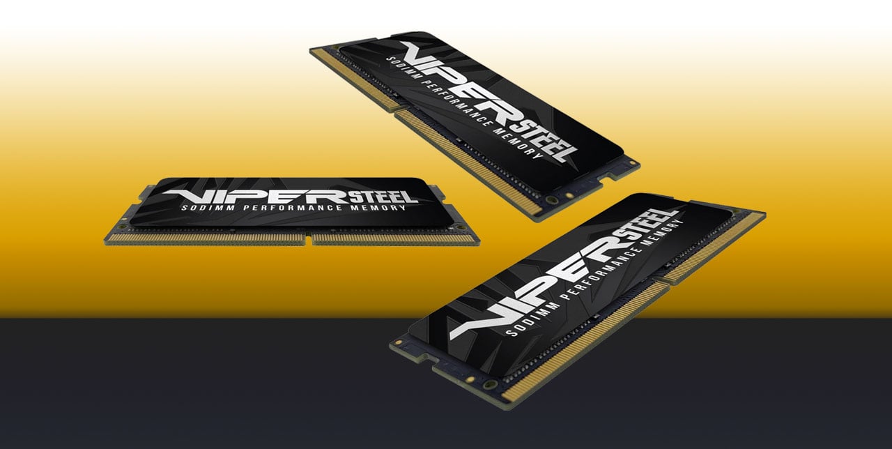 Patriot Viper Steel Series 32GB DDR4 2666 MHz SO-DIMM Laptop RAM Memory - Grey