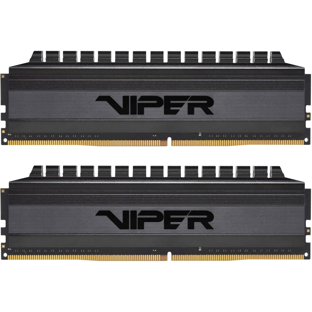 Patriot Viper 4 Blackout Series 32GB (2 x 16GB) DDR4 3200 MHz RAM Memory Kit - Black