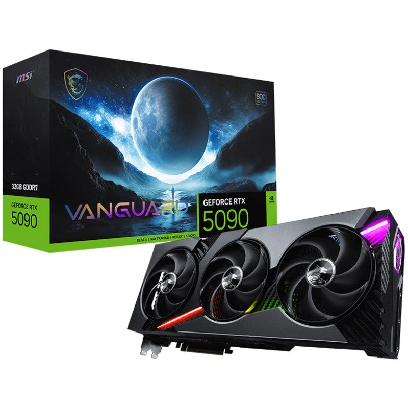 MSI GeForce RTX 5090 32GB VANGUARD SOC GDDR7 Gaming Graphics Card
