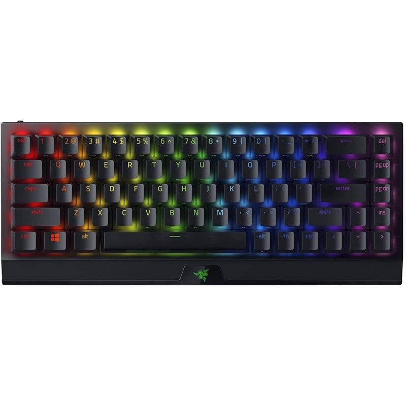 Razer BlackWidow V3 Mini HyperSpeed Wireless 65% Mechanical (Green Switches) RGB Gaming Keyboard, US Layput - Black