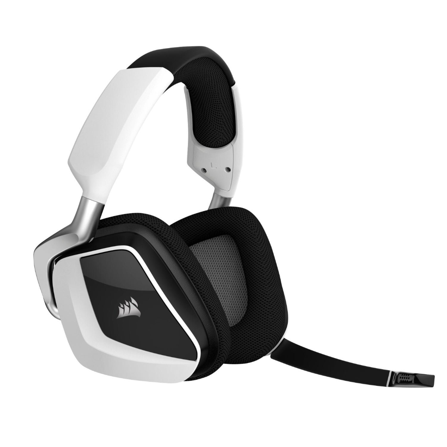 Corsair VOID RGB ELITE Wireless Premium Gaming Headset with 7.1 Surround Sound - White