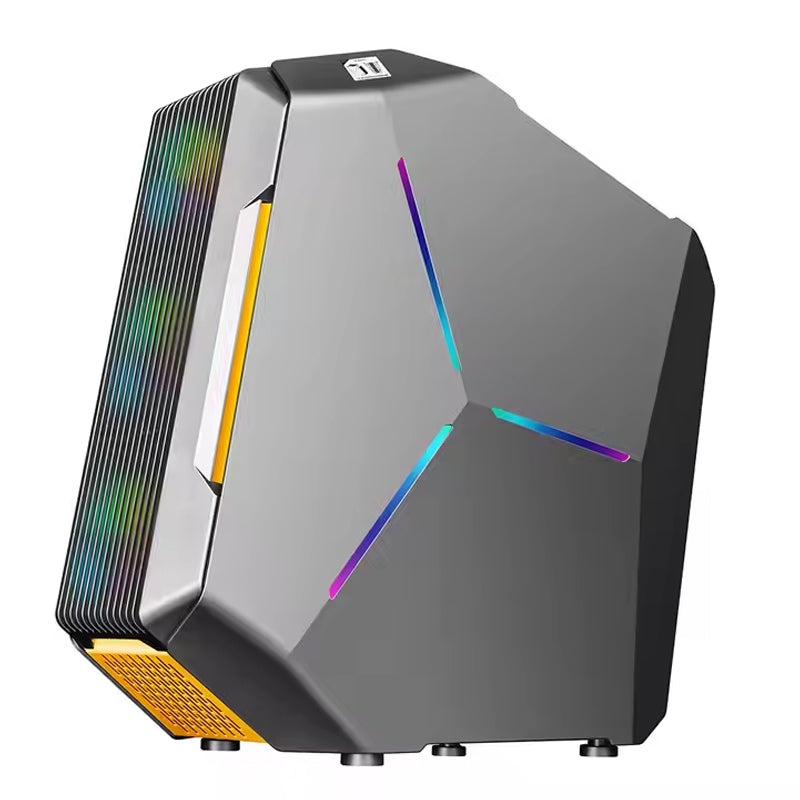 Access ZeroMaster ATX Mid Tower Gaming PC Case - Black (4 ARGB Fans Included)