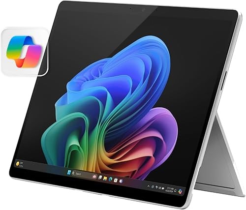 Microsoft Surface Pro 10 5G, 13” Touchscreen 2880 x 1920 Flow Display, Intel Ultra 7, RAM 64GB, SSD 1TB, Windows 11 PRO - Platinum (Keyboard Sold Separately)