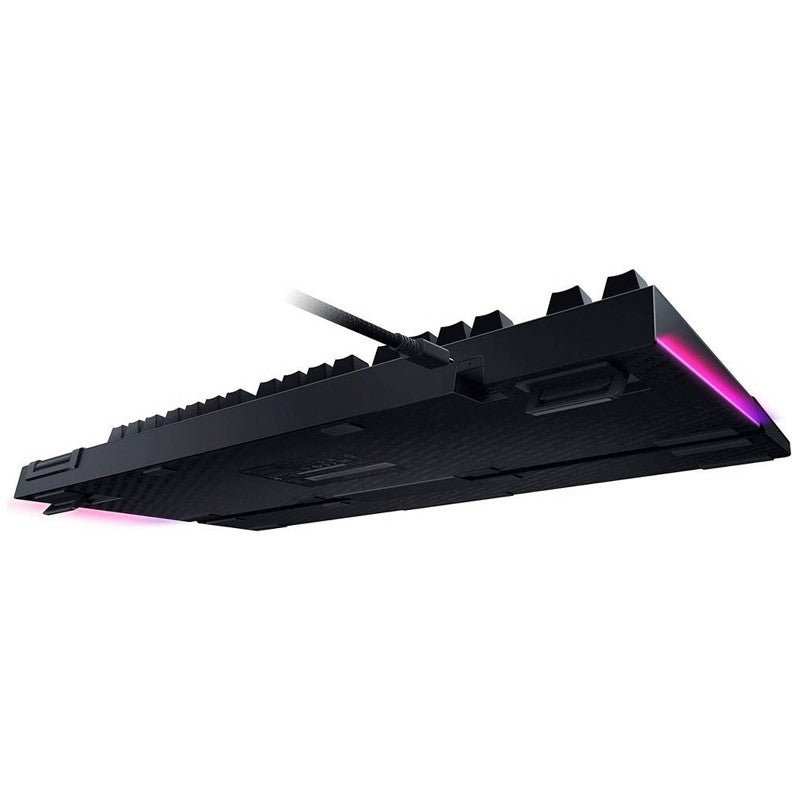 Razer BlackWidow V4 Wired Mechanical Gaming Keyboard with Razer Chroma RGB (Green Switch) - Black