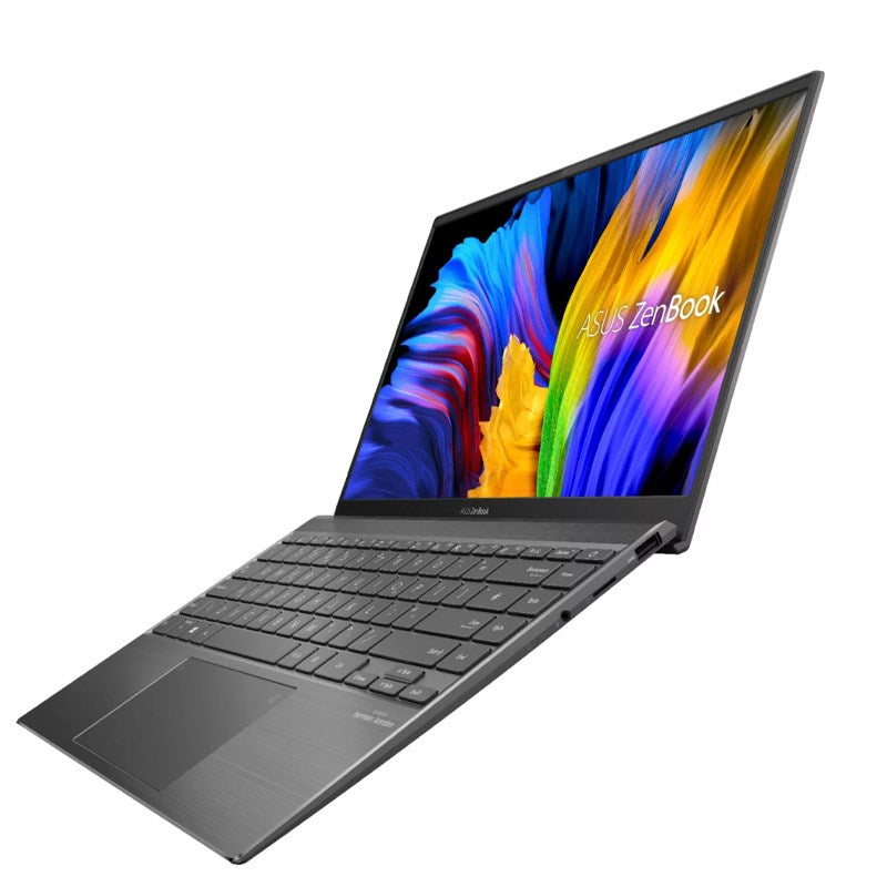 Asus Zenbook 14'' FHD Laptop, AMD Ryzen 5 5500U, 6-Cores, Up-to 4 GHz, 8 GB DDR4 RAM, 512 GB PCle SSD, NVIDIA GeForce MX450 Graphics, With Office 2024 Pre-installed - English Keyboard
