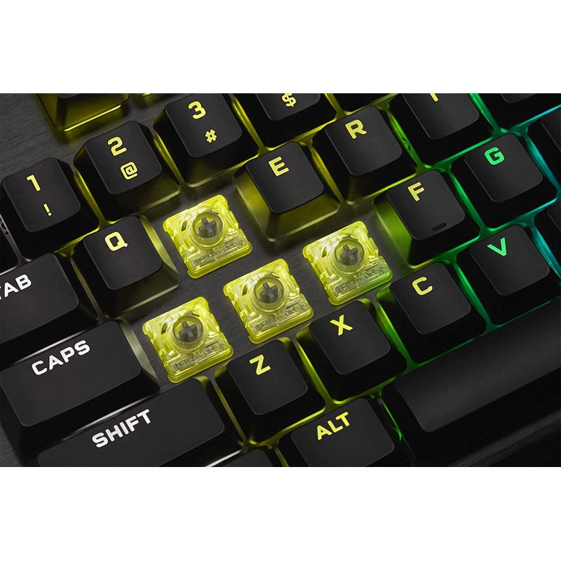Corsair K60 PRO Low-Profile Wired RGB Mechanical Gaming Keyboard - Black