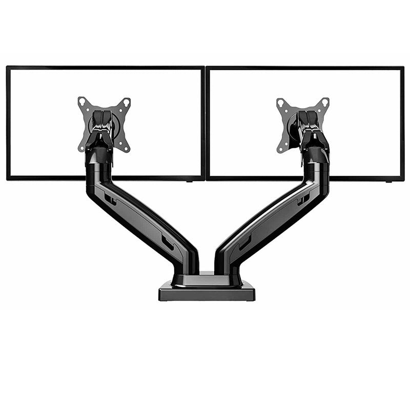 NB North Bayou Gas Strut Dual Monitor Arm, Stand And Mount For Gaming And Office Use, 17