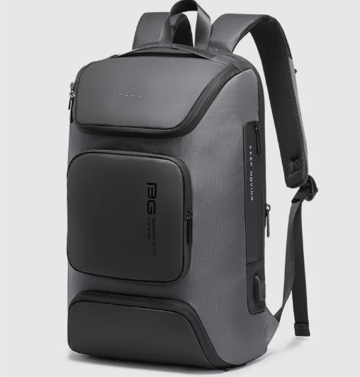 BANGE Fashion Large Capacity USB Charging Backpack Wear-resistant Oxford Casual Travel Bag for Male Female Mochila