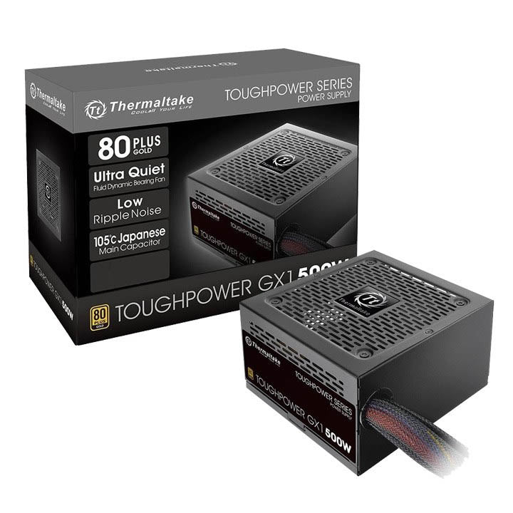 Thermaltake Toughpower GX1, 500W, 80 Plus Gaming Gold Power Supply