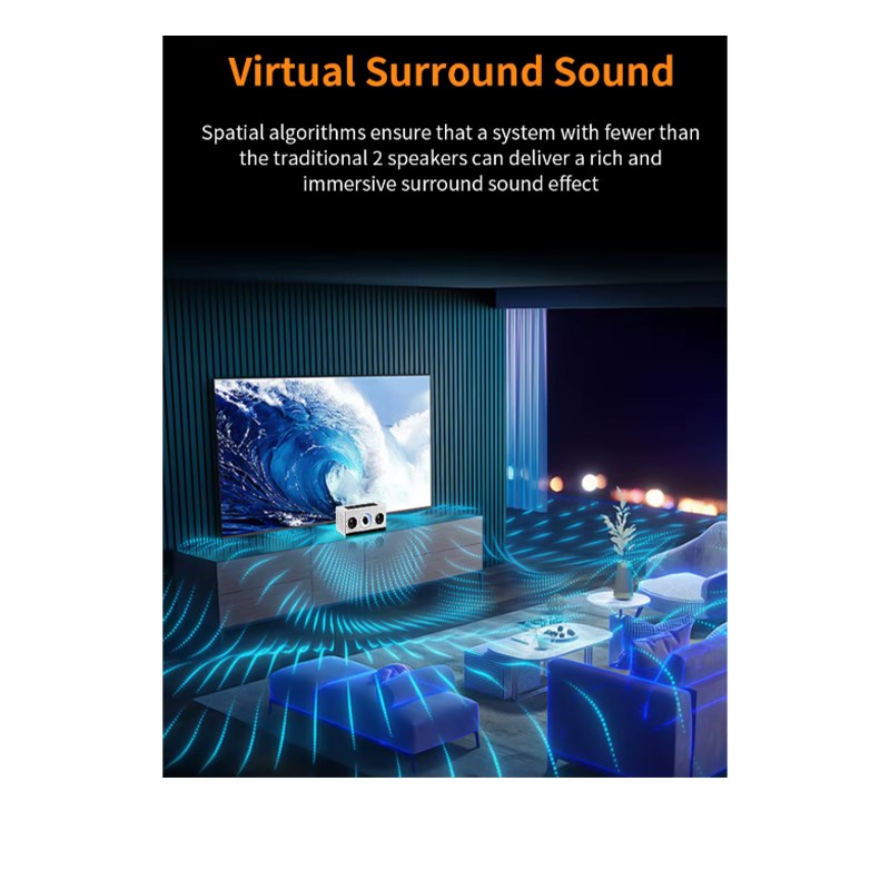 Portable Magnetic Ferrofluid Music Rhythm Bluetooth Speaker With Alarm Clock, TWS Pairing, TF Card And USB - White