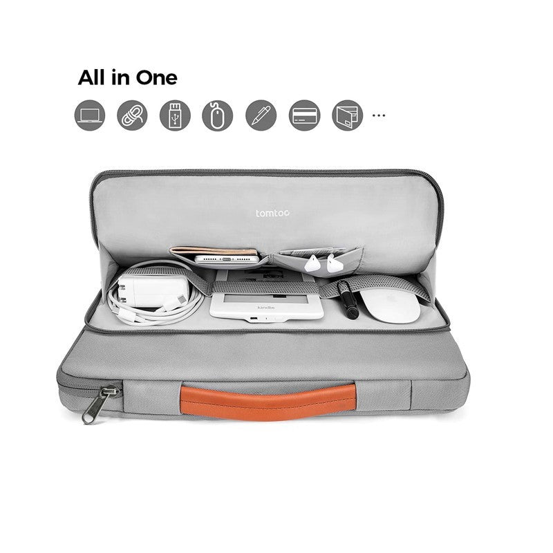 Tomtoc Versatile A14 For 15.6'' Universal Laptop - Grey (Pack of 2)
