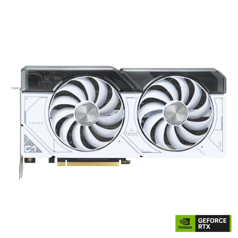 Asus Dual GeForce RTX 4070 SUPER White OC Edition 12GB GDDR6X Gaming Graphics Card