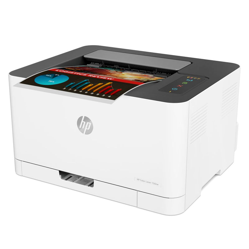 HP Color Laser 150NW Printer, Apple AirPrint, Google Cloud Print, Mopria Certified