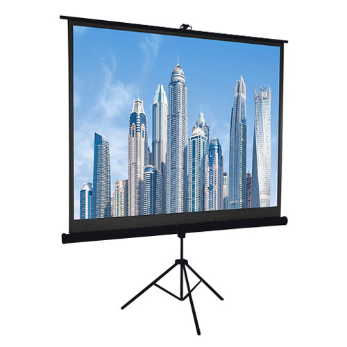 Portable Projector Screen 100 inch, 4:3 Foldable Anti-Crease HD 3D Indoor/Outdoor Movies Screen, Supports Double-Sided Projection
