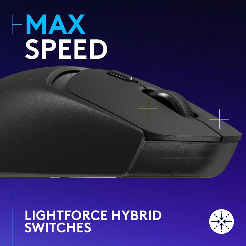 Logitech G309 LightSpeed Wireless Gaming Mouse - Black