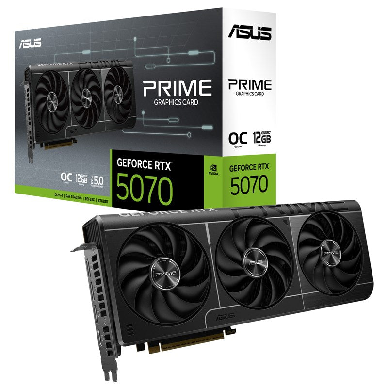 Asus PRIME GeForce RTX 5070 12GB GDDR7 OC Edition Gaming Graphics Card