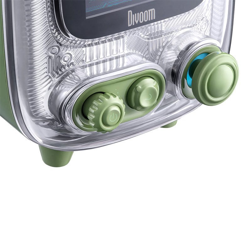 Divoom Tiivoo-2 Photo Album & Lyrics Bluetooth Mini Speaker – Green & Pink