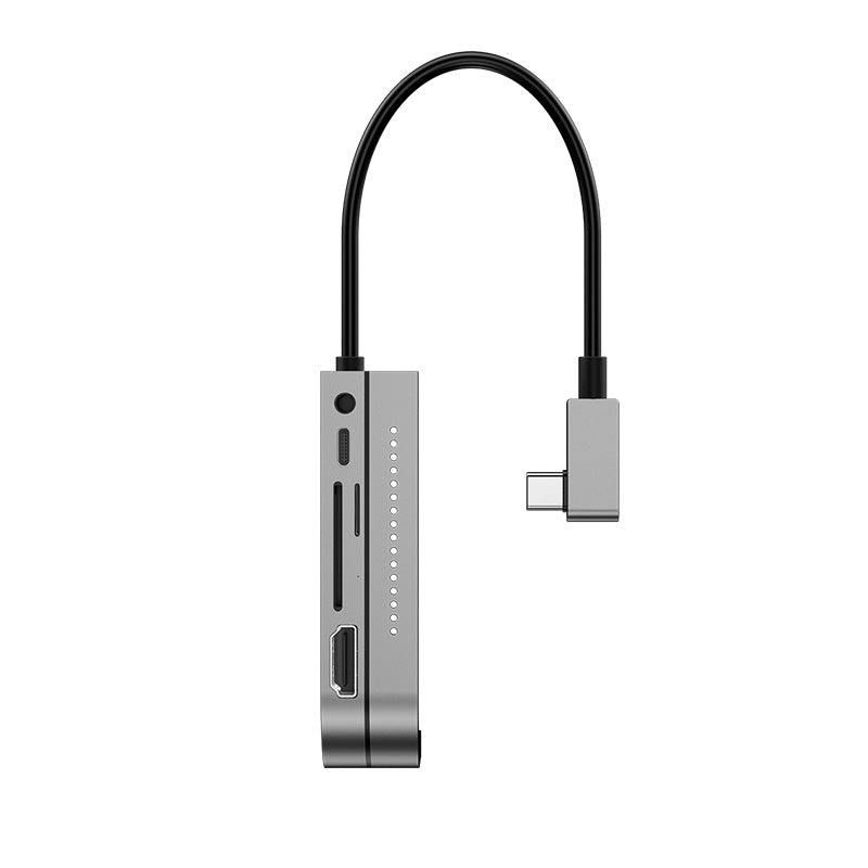 Baseus Bend Angle No. 7 Multifunctional 6 in 1 Type-C HUB Converter & Docking Station Customized for the iPad Pro