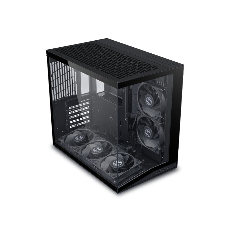 LIAN LI O11 Dynamic Mini V2 ATX Mid Tower Gaming Case - Black (Fans Not Included)