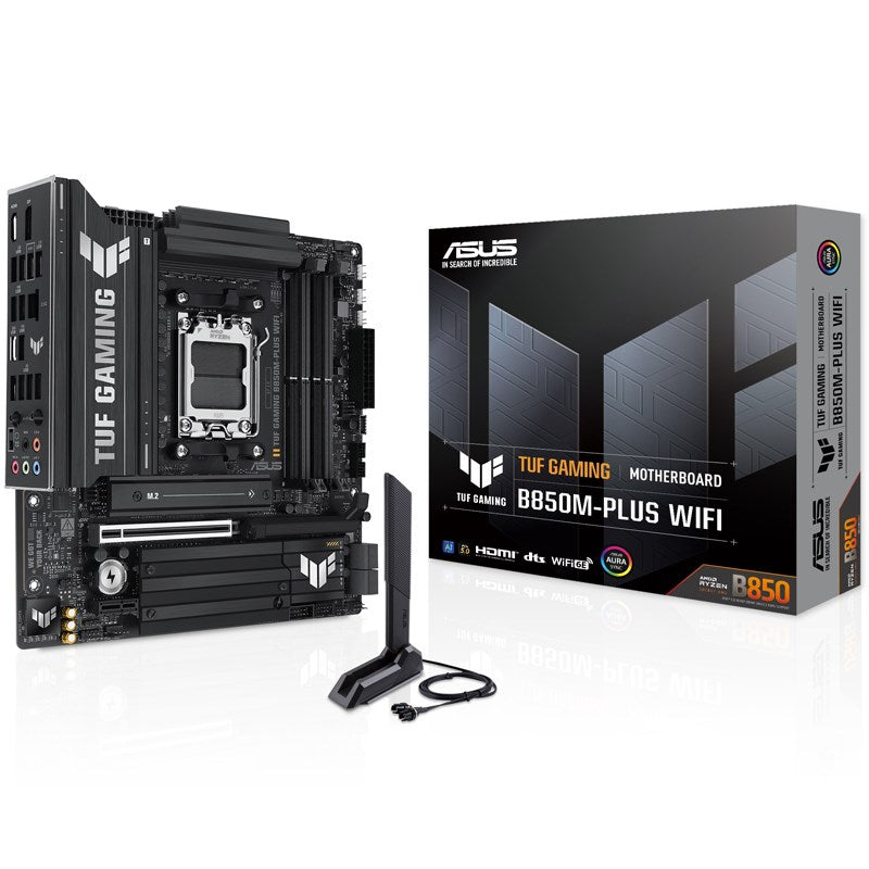 Asus TUF GAMING B850M-PLUS WIFI AM5 DDR5 M-ATX Gaming Motherboard