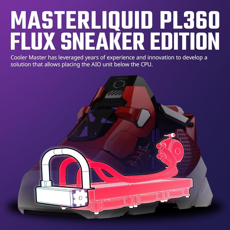 Cooler Master Sneaker X Gaming Case - Red