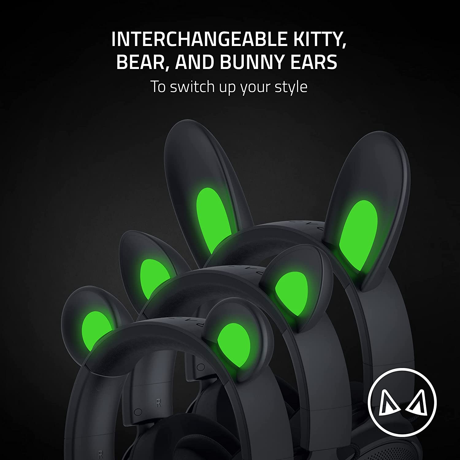 Razer Kraken Kitty V2 Pro Wired RGB Headset with Interchangeable Ears