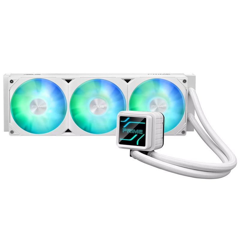 Asus PRIME LC 360 ARGB AIO Liquid CPU Cooler - White