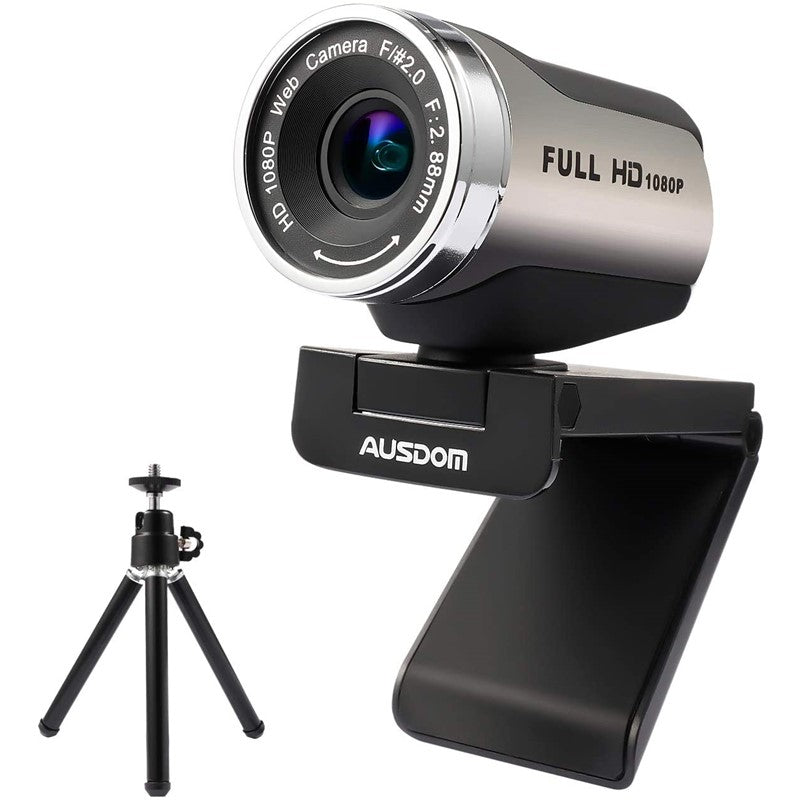 Ausdom AW615S Full HD 1080p Webcam , Build-in Microphone with Smart Noise Cancellation Function, for Windows Only