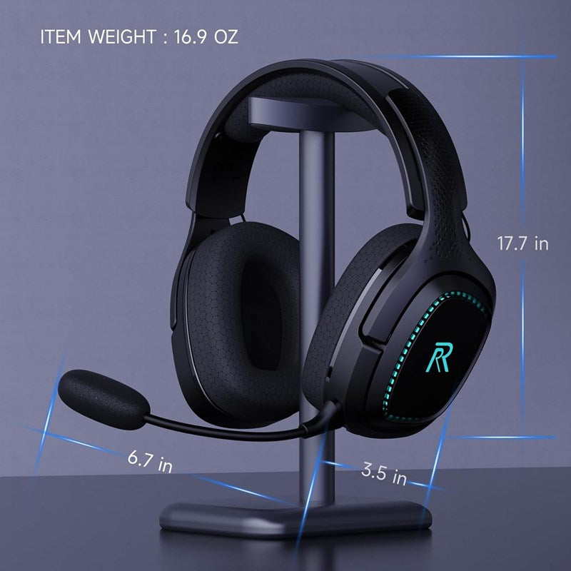 RYR Captain 700 Wireless Gaming Headset, for PS4 / PS5 / Nintendo Switch / PC - Black