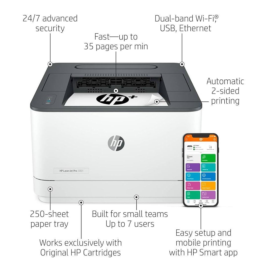 HP LaserJet Pro 3003dw Printer