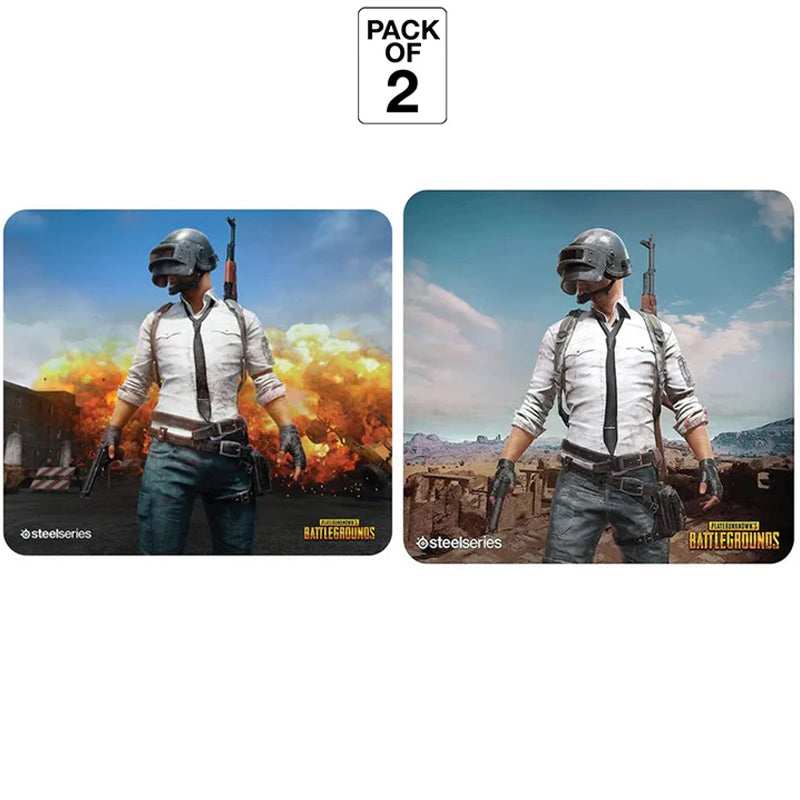 SteelSeries Qck+ PUBG Erangel Edition + SteelSeries Qck+ PUBG Miramar Edition
