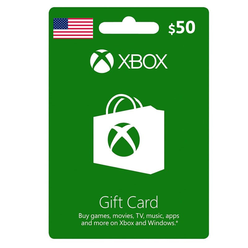 Microsoft Xbox Live Gift Card 50$ - US