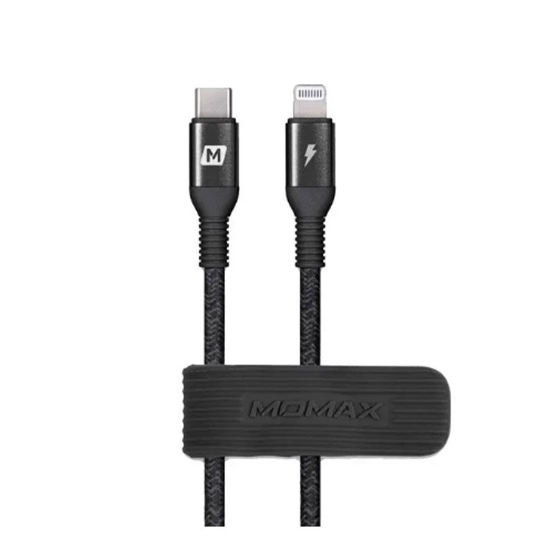 Momax Elite Link Lightning to Type-C Cable 2.2 M - Black