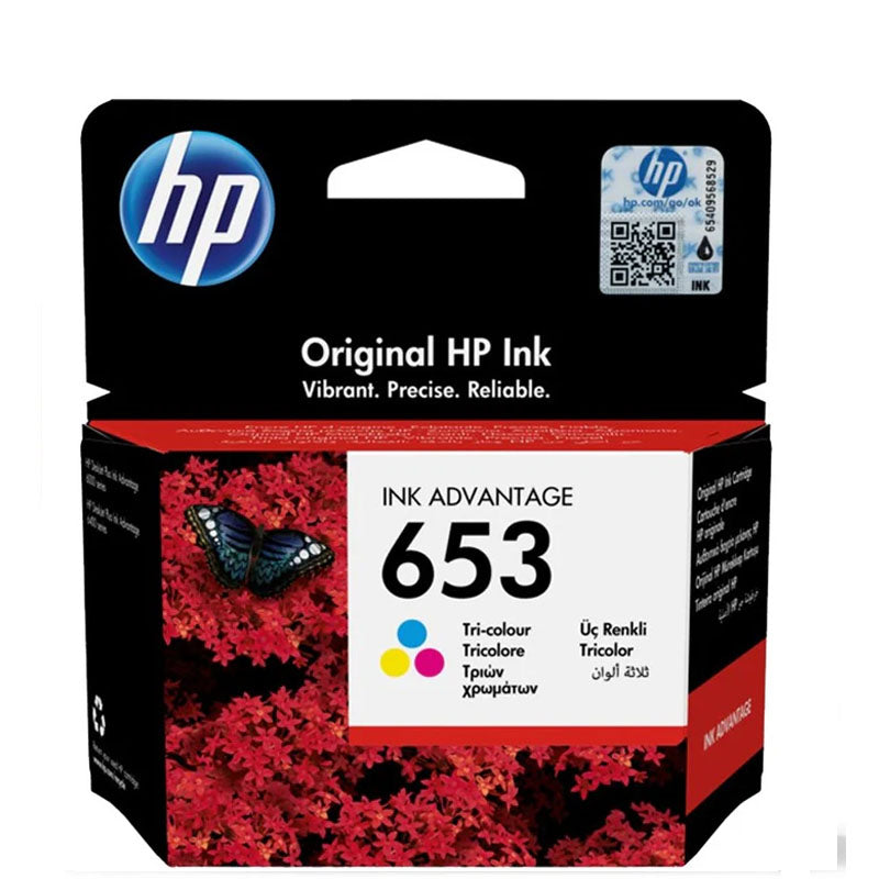 HP 653 Original Ink Advantage Cartridge - Tri-color