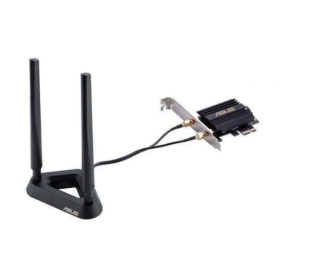 ايسوس AX3000 محول PCI-E WiFi 6 802.11ax مزدوج النطاق مع هوائيين خارجيين
