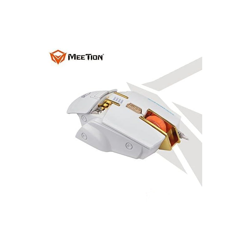 Meetion Tech Co USB Corded Gaming Mouse MT-M975 - White - Open Box