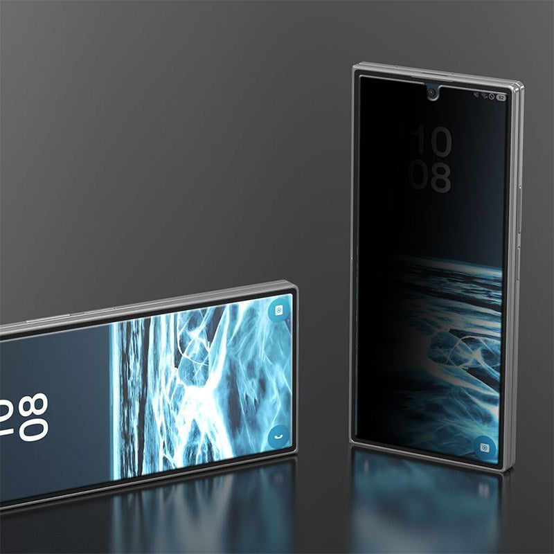 Araree Sub Core Front Screen Protector Tempered Glass For Samsung Galaxy Z Fold7 - Privacy (2 Pcs)