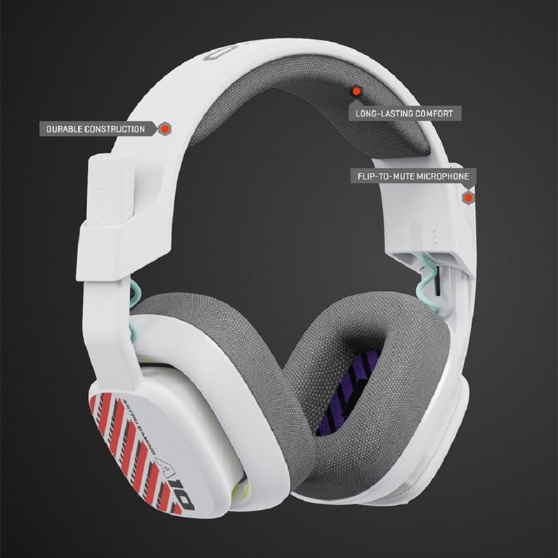 ASTRO A10 Gen 2 PlayStation/PC Challenger Wired Gaming Headset - White