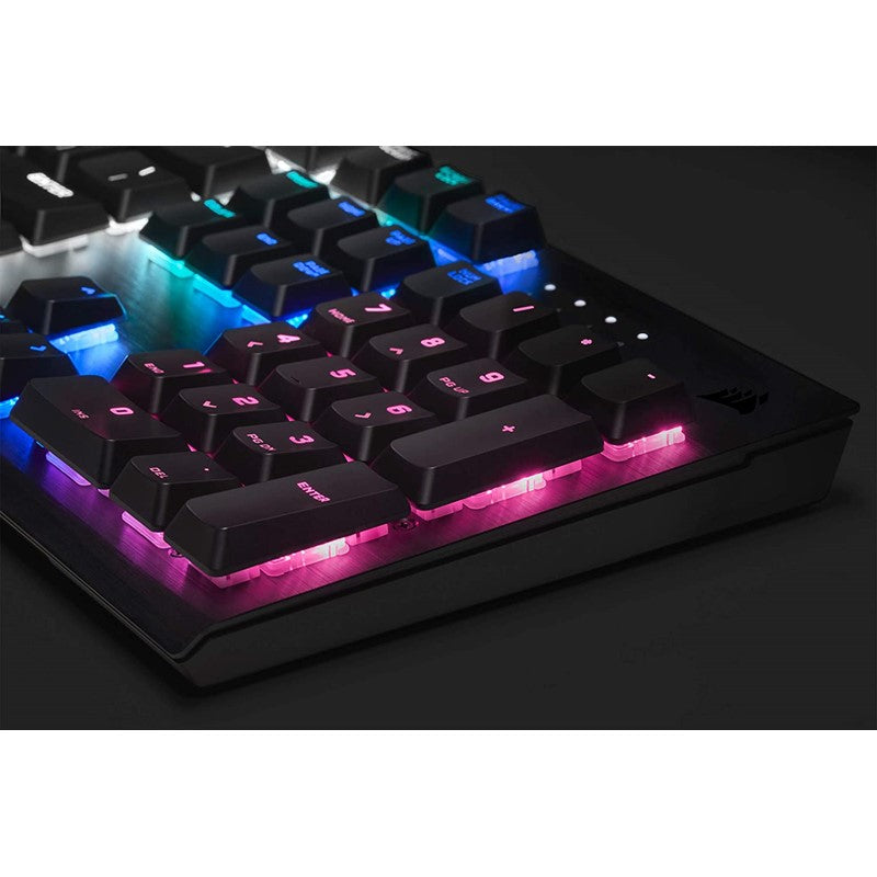 Corsair K60 PRO Low-Profile Wired RGB Mechanical Gaming Keyboard - Black